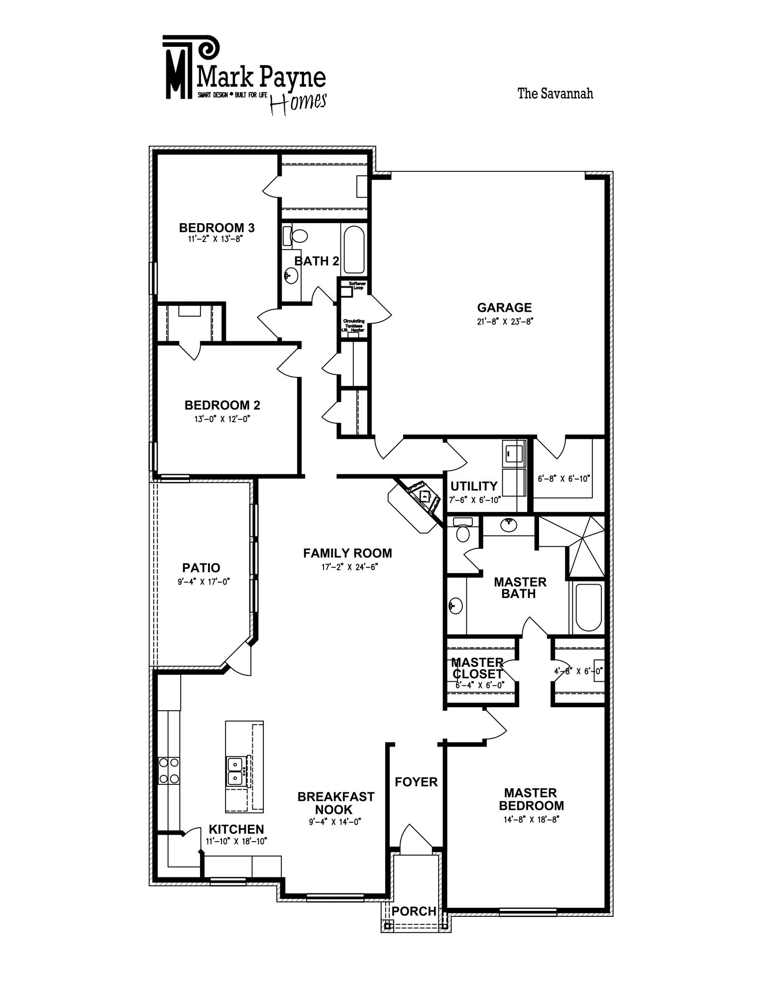 The Savannah Custom Homes In Midland TX Mark Payne Homes